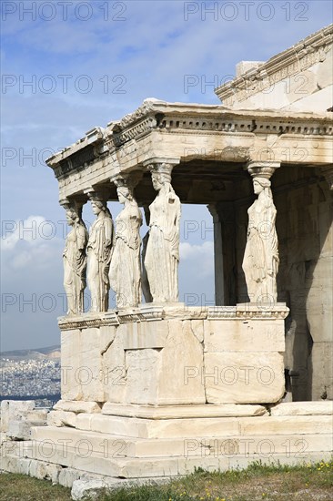 The Erechtheion, The Acropolis, Athens, Greece. Artist: Samuel Magal