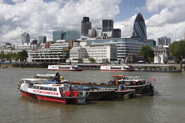 The City from the Thames, London, 2009.