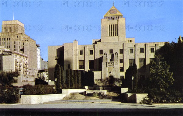 Public Library, Los Angeles, California, USA, 1953. Artist: Unknown