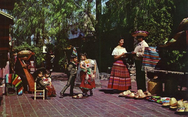 Olvera Street, Los Angeles, California, USA, 1953. Artist: Unknown