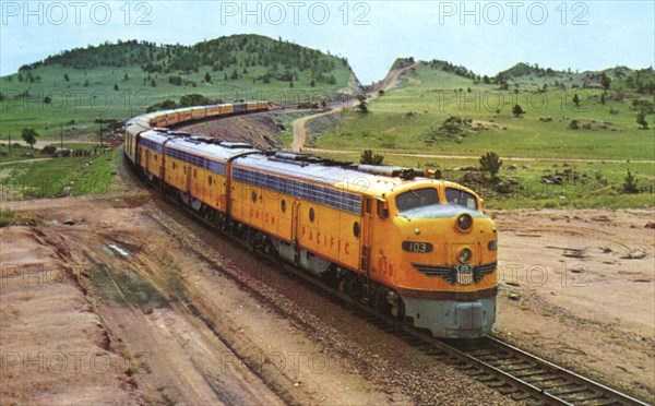 The Union Pacific train 'City of Los Angeles', 1956. Artist: Unknown