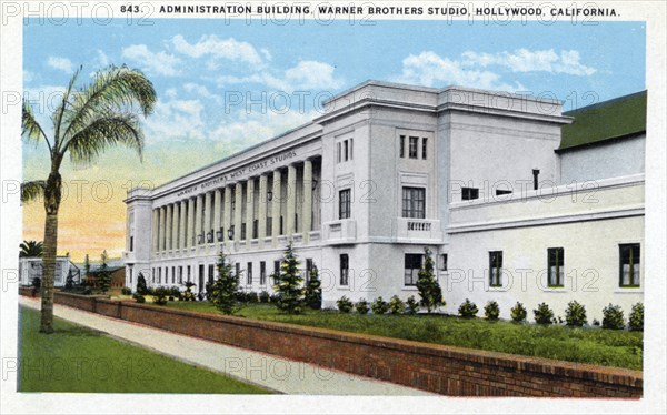 Administration building, Warner Brothers Studios, Hollywood, Los Angeles, California, USA, 1925. Artist: Unknown