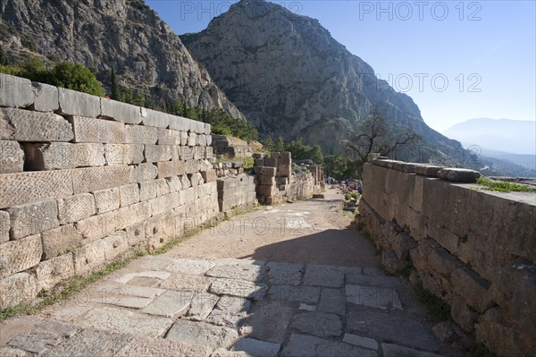 The Sacred Way, Delphi, Greece. Artist: Samuel Magal