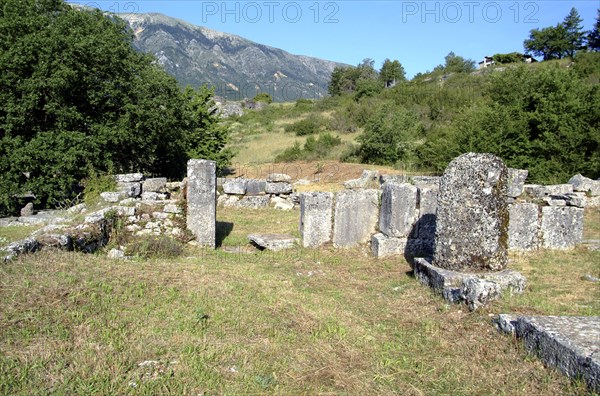 The Chrisitan Basilica at Dodona, Greece. Artist: Samuel Magal