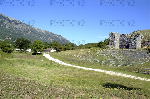 The stadium at Dodona, Greece. Artist: Samuel Magal