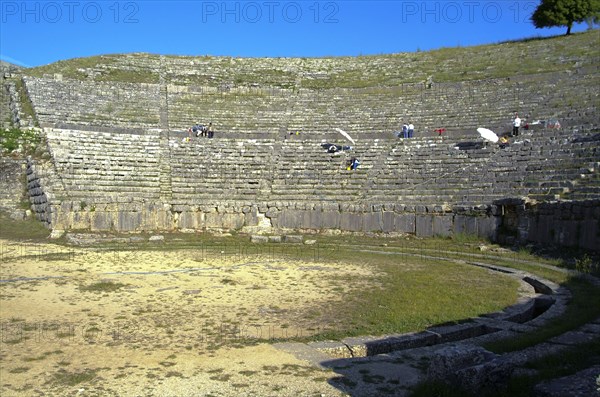 The theatre at Dodona, Greece. Artist: Samuel Magal