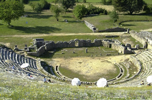 The theatre at Dodona, Greece. Artist: Samuel Magal