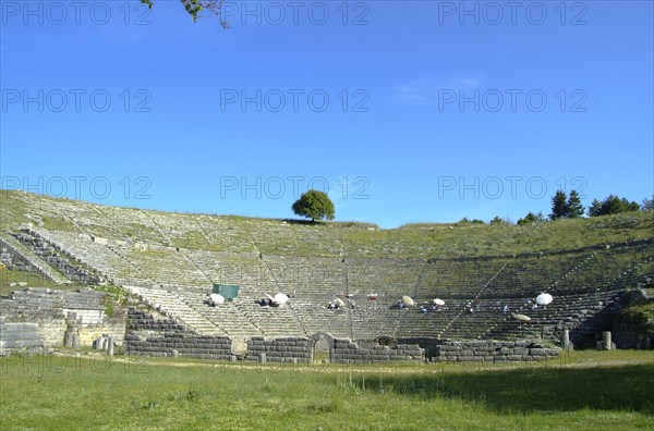 The theatre at Dodona, Greece. Artist: Samuel Magal