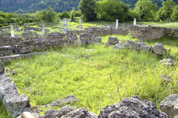 Buildings at Edessa, Greece. Artist: Samuel Magal