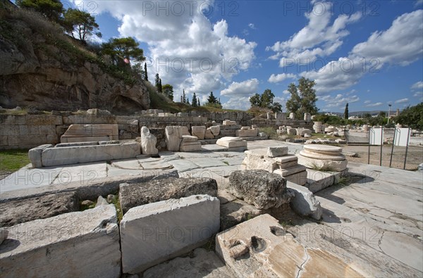 The Lesser Propylaea, Eleusis, Greece. Artist: Samuel Magal