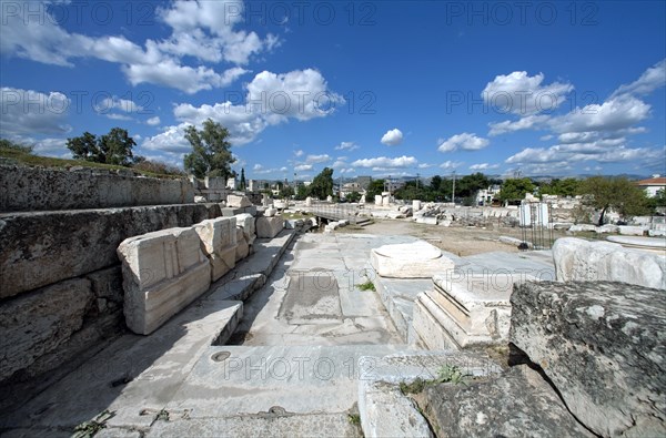 The Lesser Propylaea, Eleusis, Greece. Artist: Samuel Magal