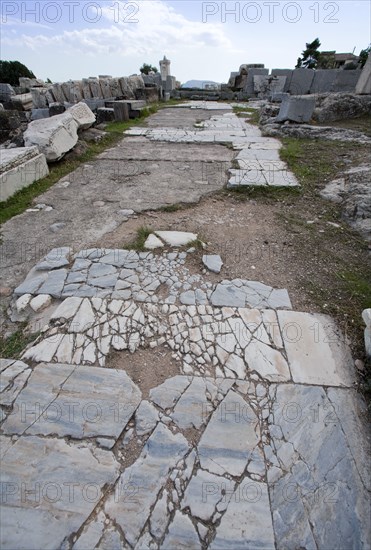 The Sacred Way, Eleusis, Greece. Artist: Samuel Magal