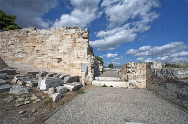 The South Gate at Eleusis, Greece. Artist: Samuel Magal