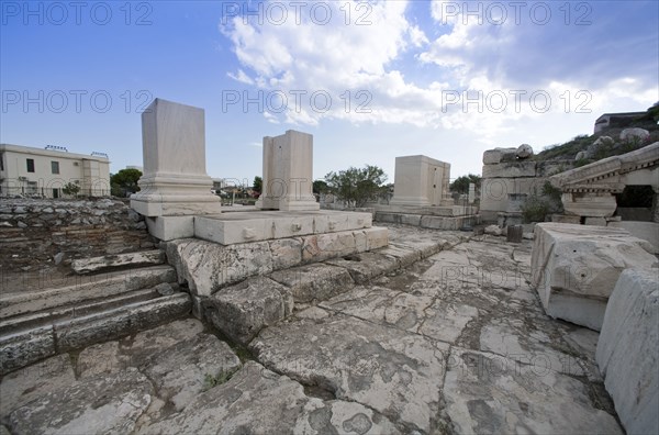 The Triumphal Arch at Eleusis, Greece. Artist: Samuel Magal