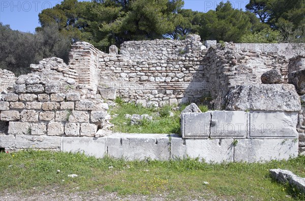 The baths at Epidauros, Greece. Artist: Samuel Magal