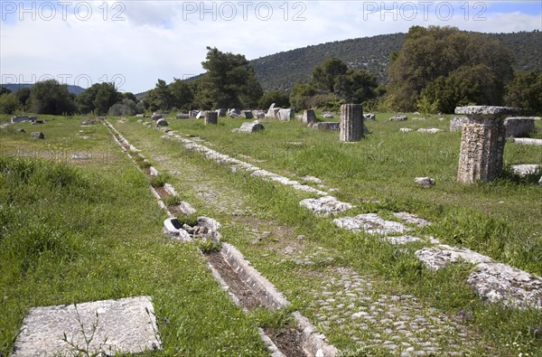 The Stoa of Kotys, Epidauros, Greece. Artist: Samuel Magal