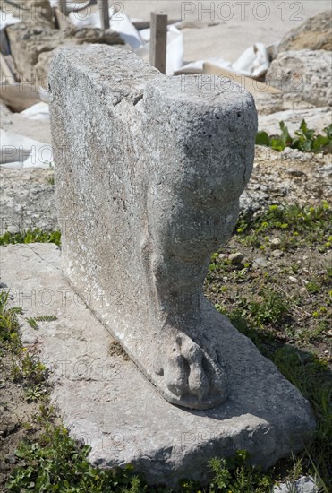 A monument at Epidauros, Greece. Artist: Samuel Magal
