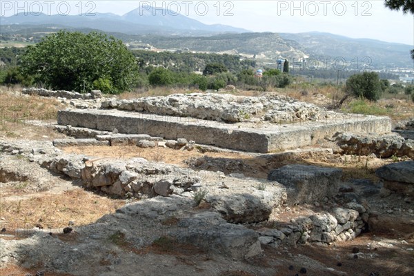 The Sanctuary of Poseidon at Isthmia, Greece. Artist: Samuel Magal