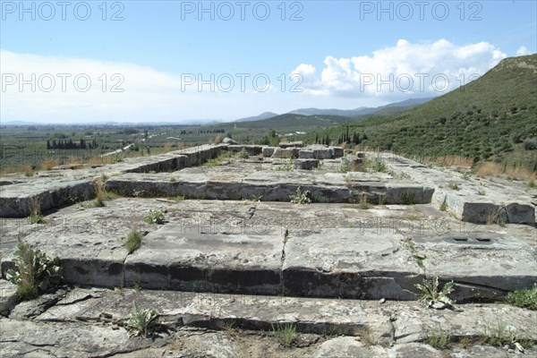 The Temple of Artemis Laphria at Kalydon, Greece. Artist: Samuel Magal