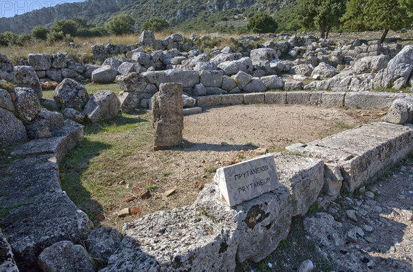 The Prytaneion at Kassope, Greece. Artist: Samuel Magal