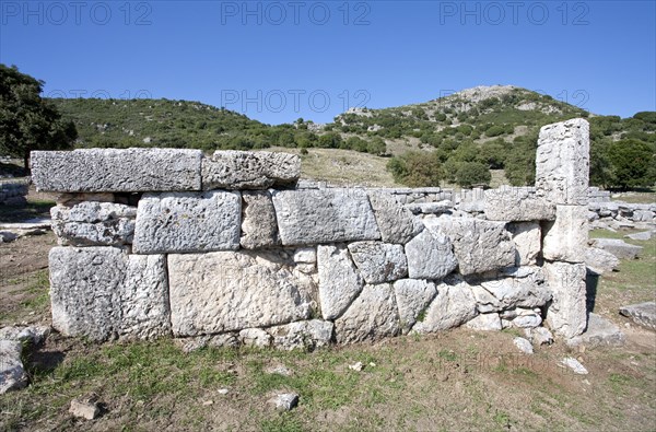 The walls of Kassope, Greece. Artist: Samuel Magal