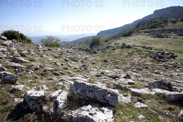 The bouleuterion at Kassope, Greece. Artist: Samuel Magal