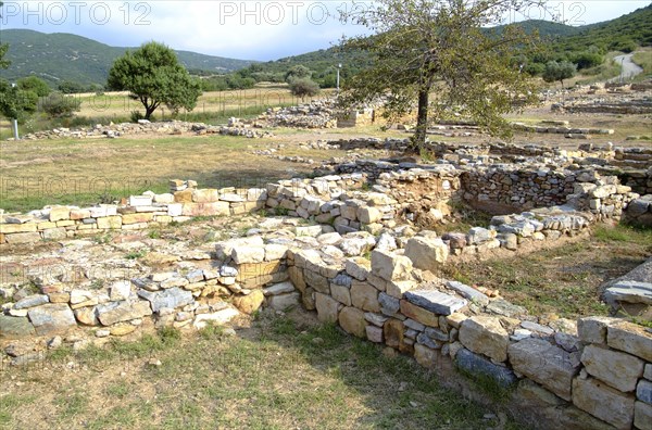 A fortified settlement in Mesembria, Greece. Artist: Samuel Magal