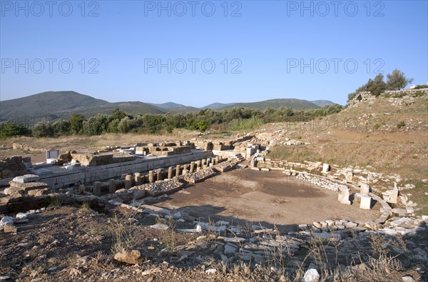 The theatre at Messene, Greece. Artist: Samuel Magal