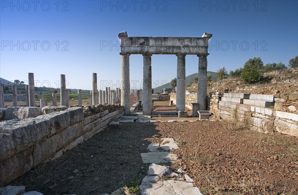 The Propylon of the gymnasium at Messene, Greece. Artist: Samuel Magal