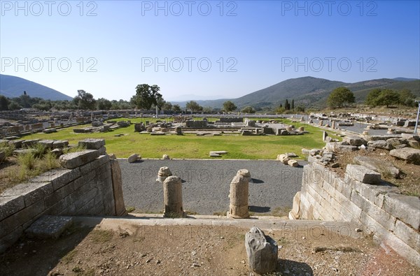 The North Propylon at Messene, Greece. Artist: Samuel Magal