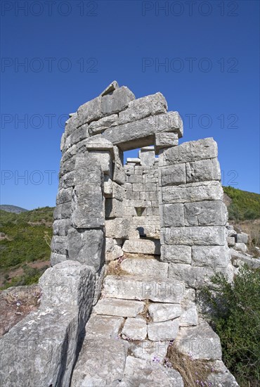 The walls of Messene, Greece. Artist: Samuel Magal