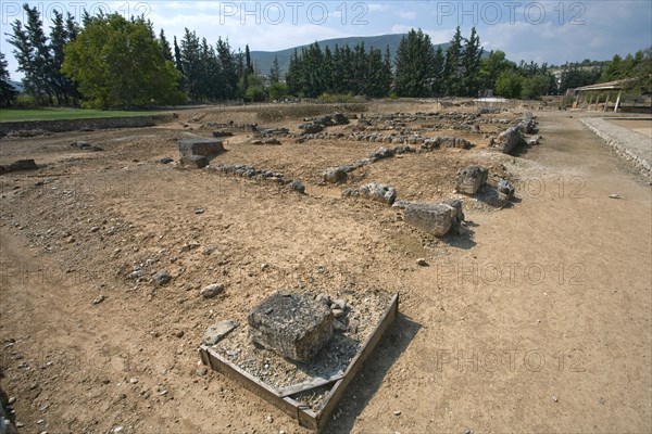 The House of the Hellanodikai, Nemea, Greece. Artist: Samuel Magal