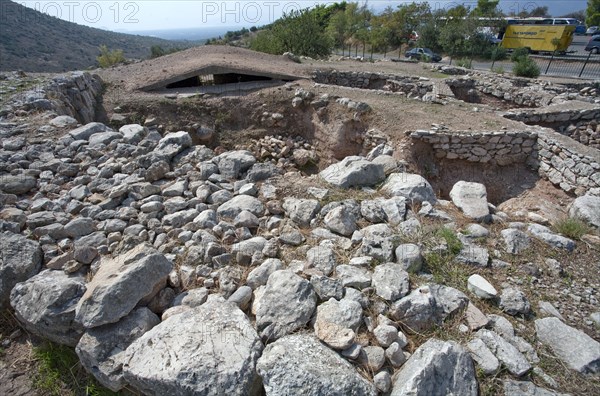 Grave Circle B, Mycenae, Greece. Artist: Samuel Magal