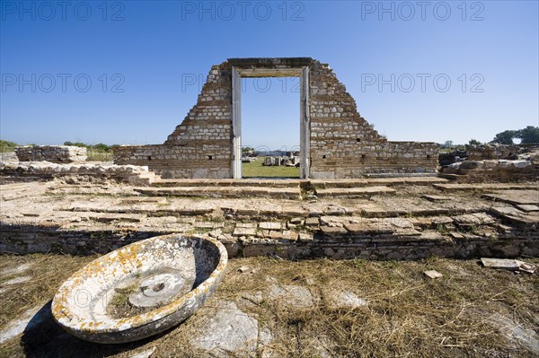 The Basilica of Alkyson, Nikopolis, Greece. Artist: Samuel Magal