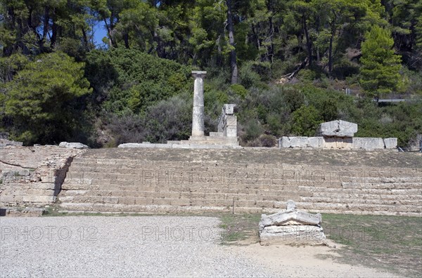 Treasuries in Olympia, Greece. Artist: Samuel Magal