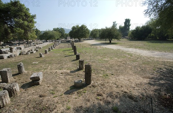 The gymnasium at Olympia, Greece. Artist: Samuel Magal