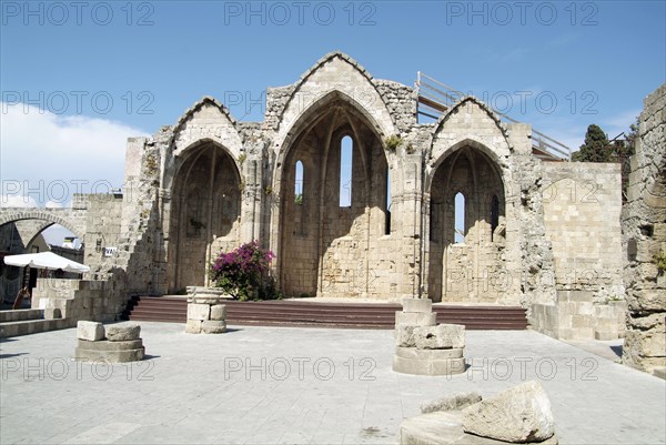 The Church of Our Lady of the Burgum, Crusader City, Rhodes, Greece. Artist: Samuel Magal