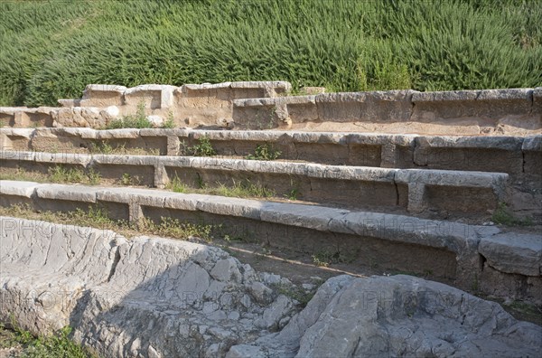 A theatre in Argos, Greece. Artist: Samuel Magal