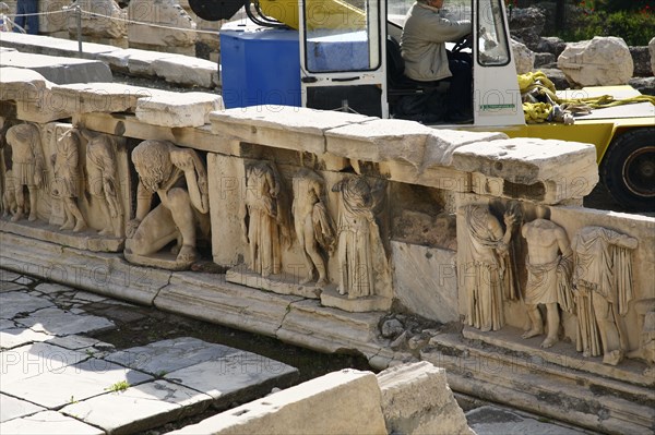 The Theatre of Dionysus, The Acropolis, Athens, Greece. Artist: Samuel Magal