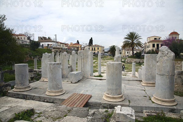 The East Propylon of the Roman Agora in Athens, Greece. Artist: Samuel Magal