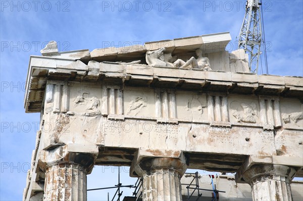 The Parthenon, The Acropolis, Athens, Greece. Artist: Samuel Magal