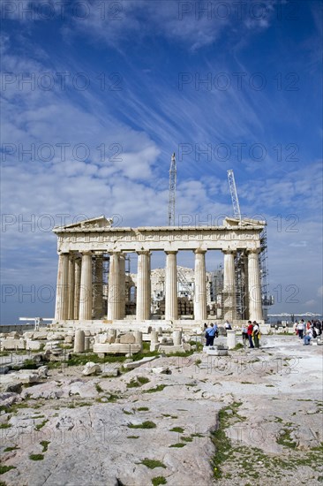 The Parthenon, The Acropolis, Athens, Greece. Artist: Samuel Magal