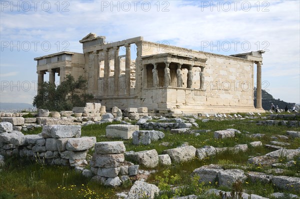 The Erechtheion, The Acropolis, Athens, Greece. Artist: Samuel Magal