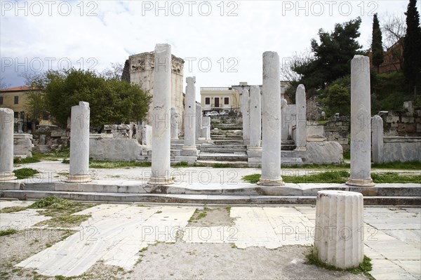 The East Propylon of the Roman Agora in Athens, Greece. Artist: Samuel Magal