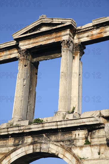 The Arch of Hadrian, Athens, Greece. Artist: Samuel Magal