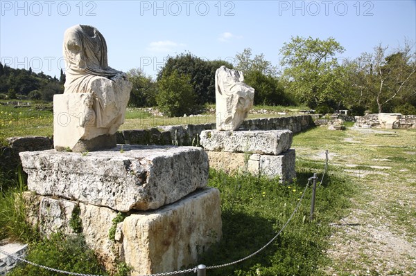 The Odeon of Agrippa in the Greek Agora of Athens, Greece. Artist: Samuel Magal