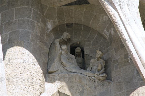 The Passion Facade of the Sagrada Familia Temple, Barcelona, Spain, 2007. Artist: Samuel Magal