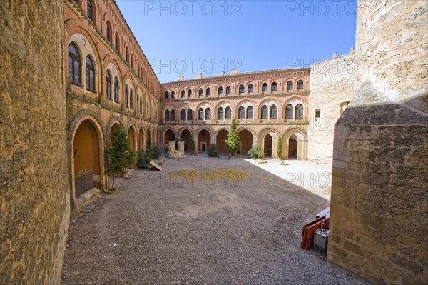 The inner courtyard of Belmonte Castle, Belmonte, Spain, 2007. Artist: Samuel Magal