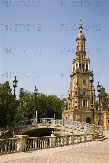 Plaza de Espana, Seville, Andalusia, Spain, 2007. Artist: Samuel Magal