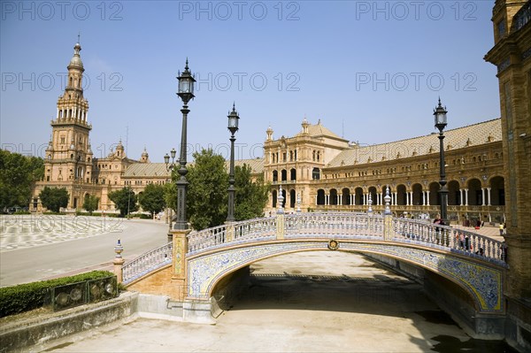 Plaza de Espana, Seville, Andalusia, Spain, 2007. Artist: Samuel Magal